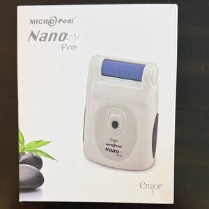New In Box EMOJI Micro-Pedi NANO Pro Portable Pedicure Callus Remover